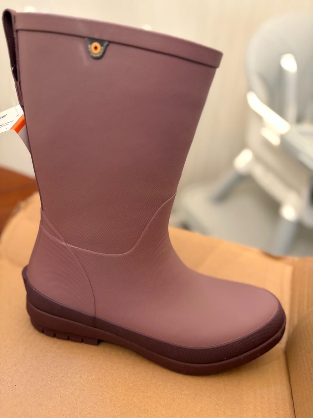 Women’s Mauve Bogs Rain Boots